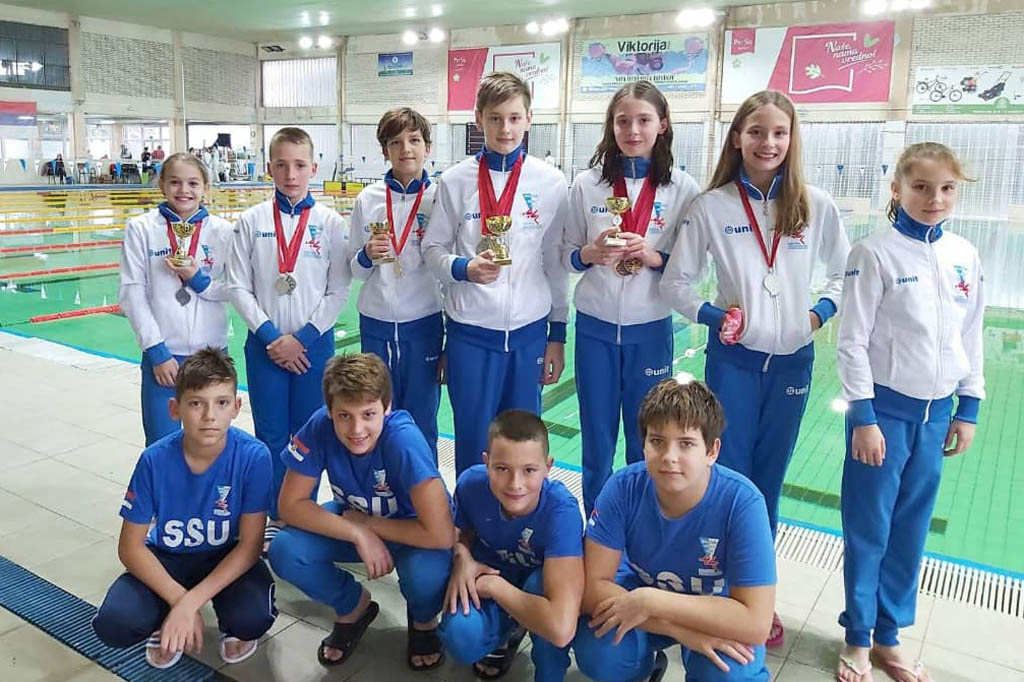 Liga mladih plivača u Zrenjaninu i uspeh PK Spartak