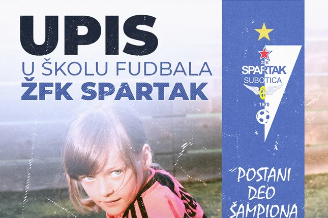 Postani deo šampiona Srbije, upiši se u školu fudbala ŽFK Spartak