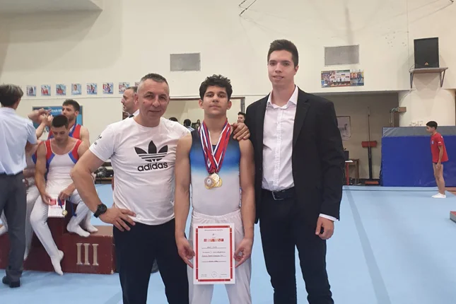 Gimnastičar GD Partizan Željezničar Filip Kulić prvak Srbije