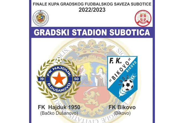 Finale Kupa GFS Subotice sutra na Gradskom stadionu